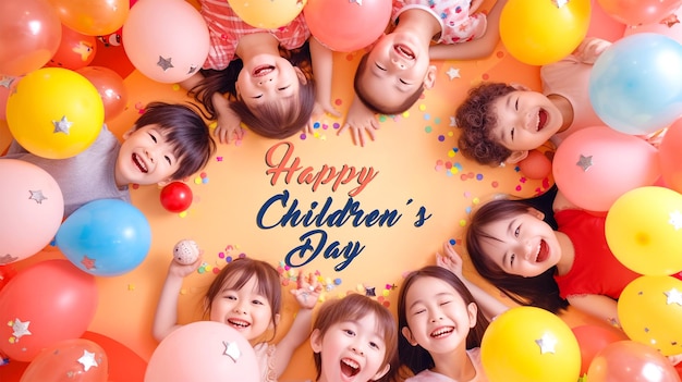 PSD szczęśliwy dzień dziecka psd social media poster design