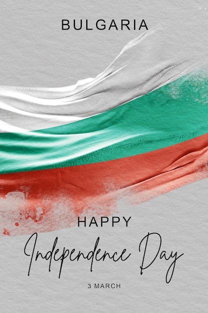 PSD szczęśliwy dzień niepodległości bułgarii w mediach społecznościowych