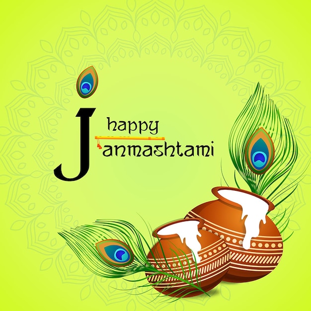Szczęśliwy Kryszna Janmashtami