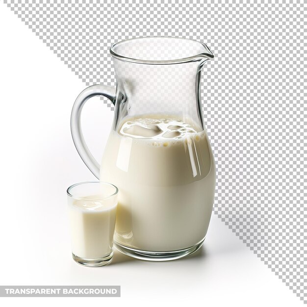 PSD szklanka mleka psd izolowana bez tła