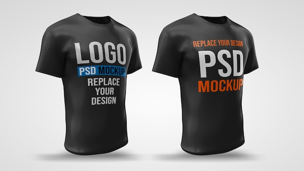 T-shirt 3d-rendering mockup ontwerp