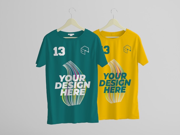 T-shirt design mockup