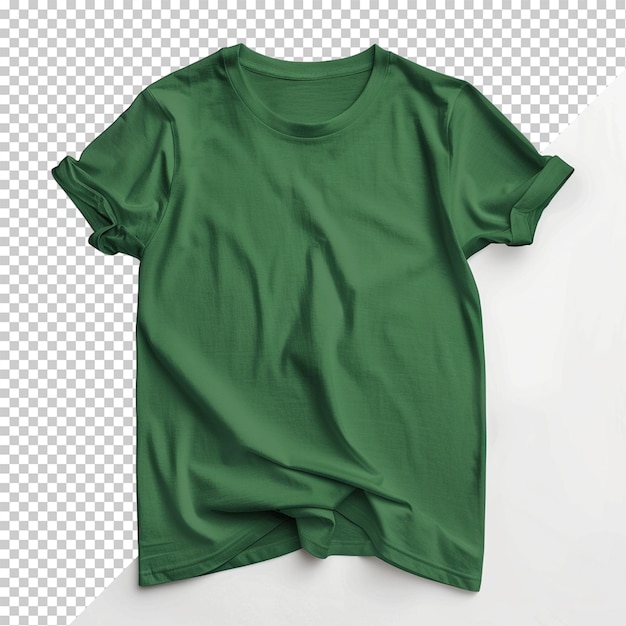 PSD t shirt isolated on transparent background