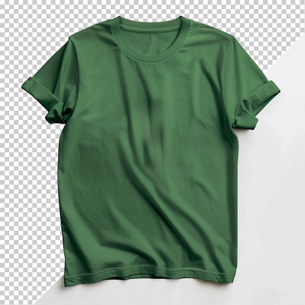 PSD t shirt isolated on transparent background