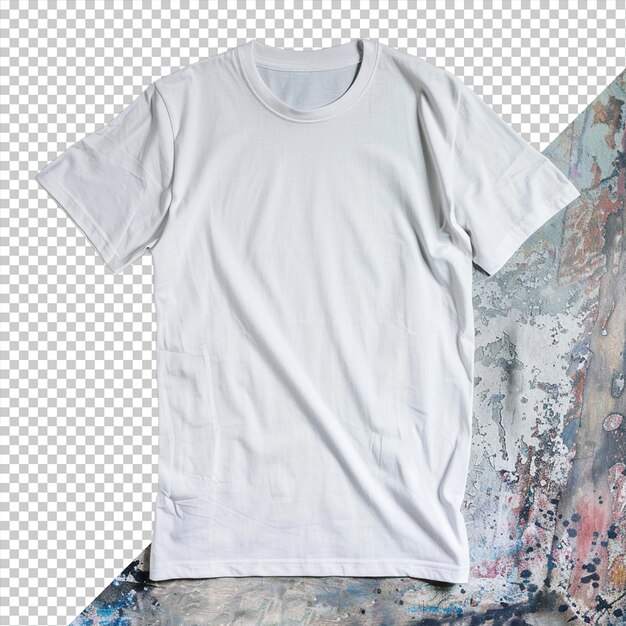 PSD t shirt isolated on transparent background