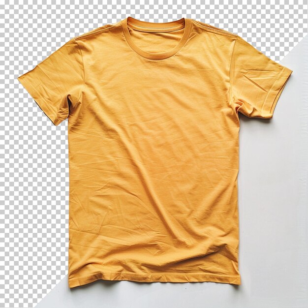 PSD t shirt isolated on transparent background