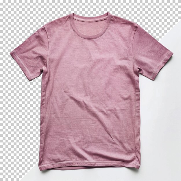 PSD t shirt isolated on transparent background