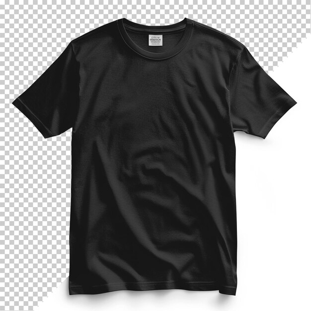 PSD t shirt isolated on transparent background