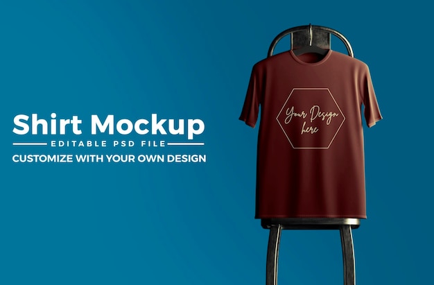 t-shirt logo design mockup design