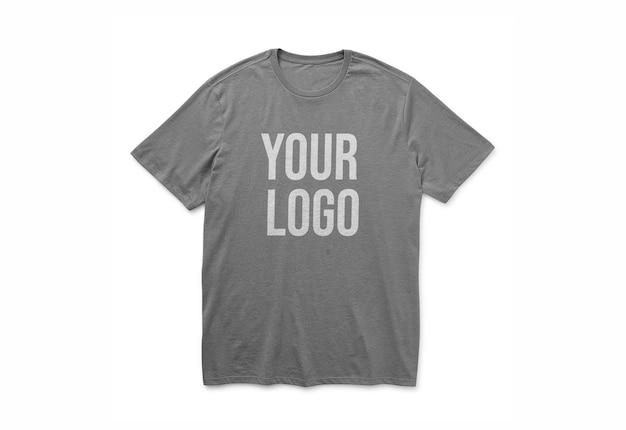 T-shirt logo mockup design isolato