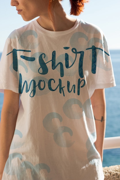 T-shirt mockup design