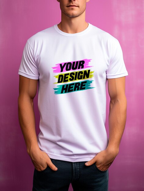 Premium PSD | T shirt mockup design