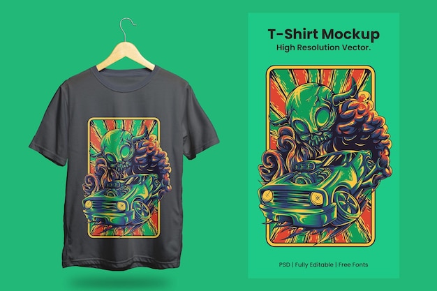 T-shirt Mockup I King Vector