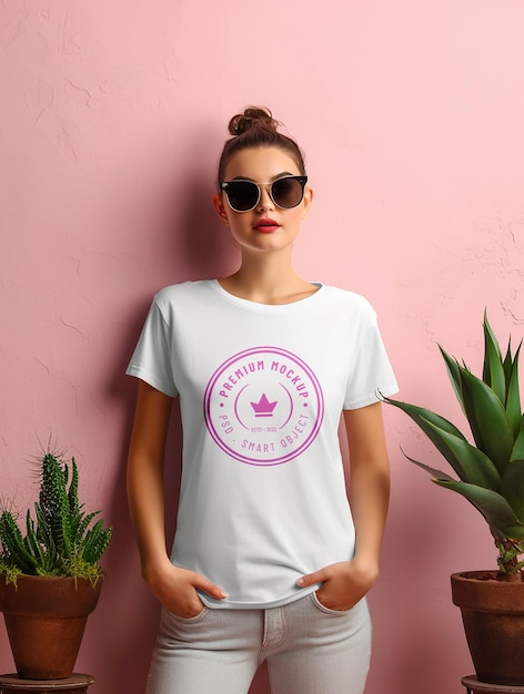 T-shirt mockup ontwerp psd