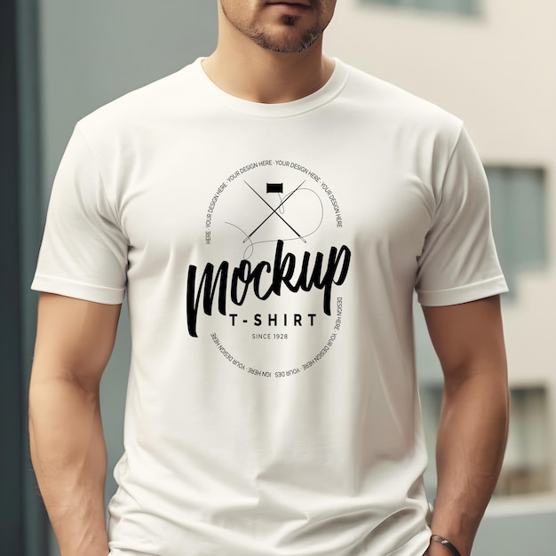 t shirt mockup psd for clothing brand