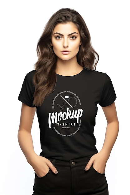 T-shirt Mockup Psd Dla Odzieży Branding