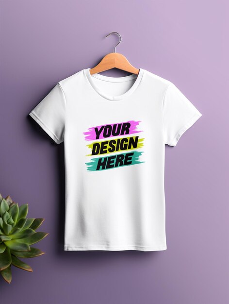 T-shirt mockup psd-sjabloon