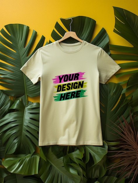 T-shirt mockup psd-sjabloon