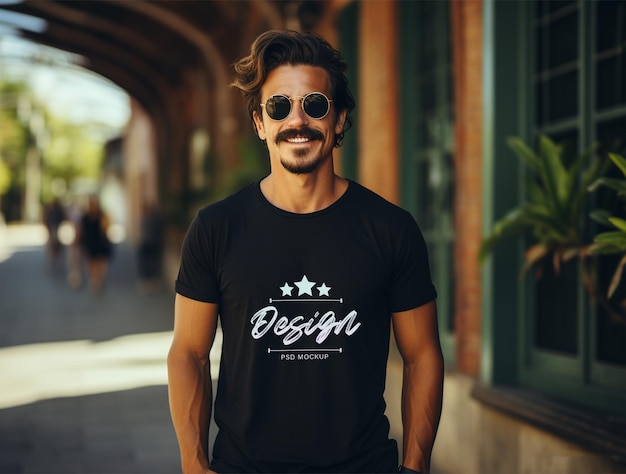 PSD t shirt mockup psd template