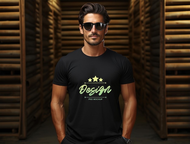 PSD t shirt mockup psd template