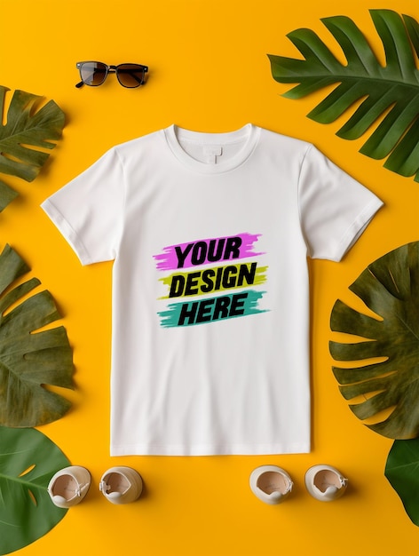 T shirt mockup psd template