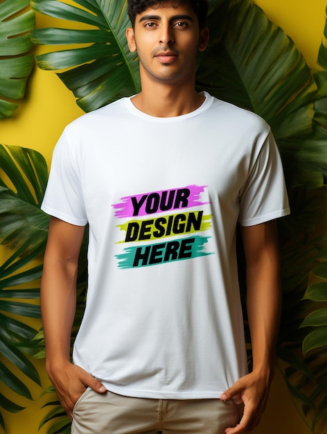 Premium PSD | T shirt mockup psd template