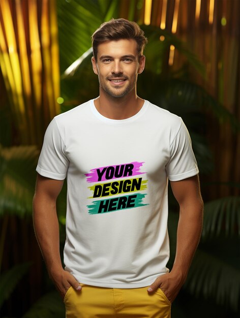 T shirt mockup psd template