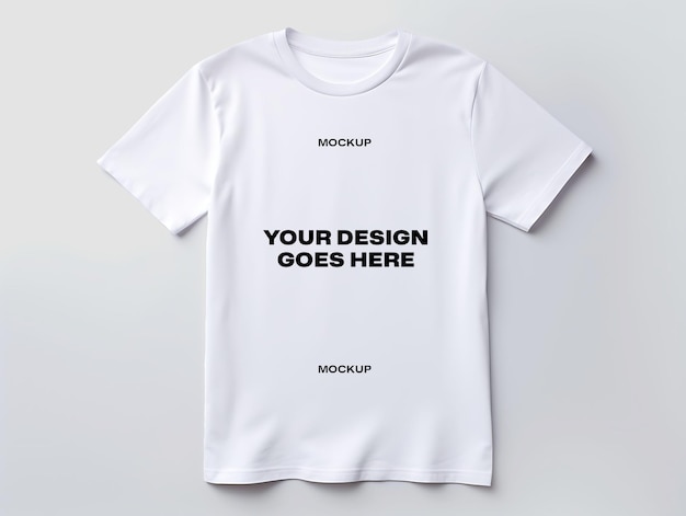 PSD t-shirt productmodel met bewerkbare kleuren en bewerkbare achtergrond