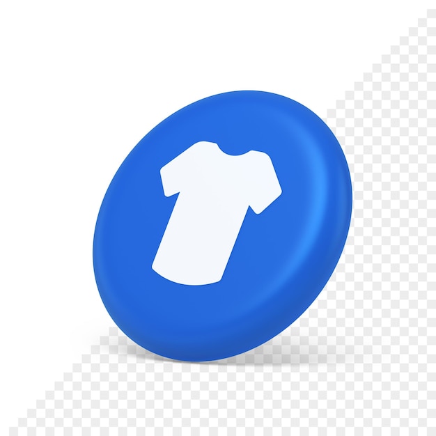 T Shirt Przycisk Zakupów Online Zamówienie Internetowe Zakup Izometrycznej Realistycznej Ikony 3d