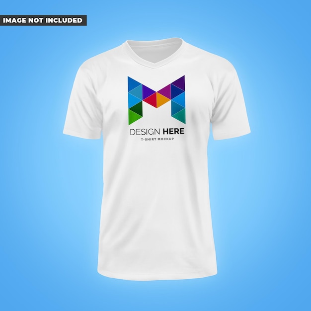 T-Shirt V-neck Mockup