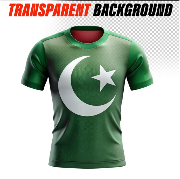 PSD t shirts design with pakistan flag vector