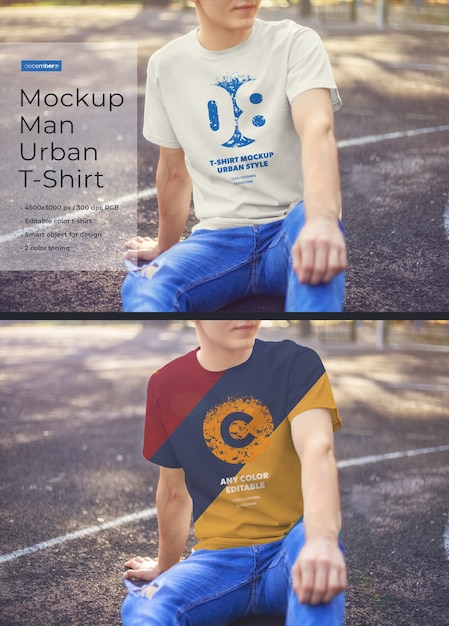 T-shirts mockups for men