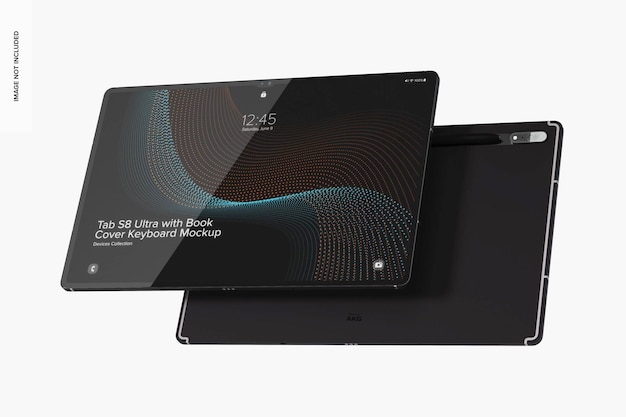 Tab S8 Ultra Z Makietą Klawiatury Okładki Książki, Pływającą