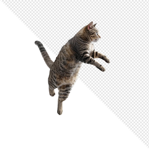 空中でタビーキャット
