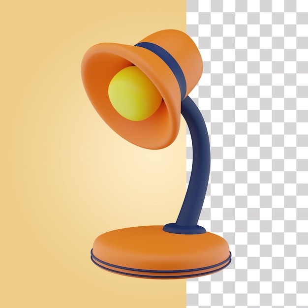 Table lamp 3d icon