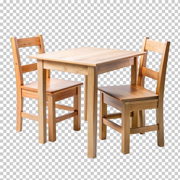 PSD table and six chairs on carpet