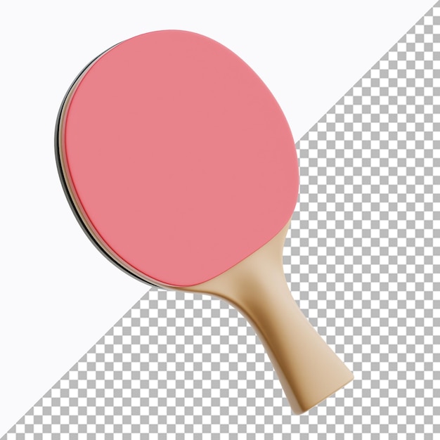 Table Tennis Bat Sport 3d illustratie