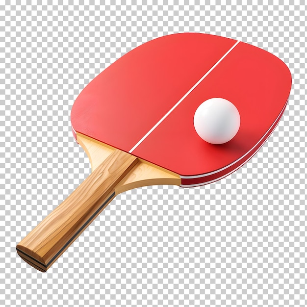 Table tennis isolated on transparent background