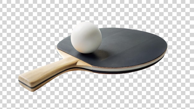 PSD table tennis racket isolated on transparent background