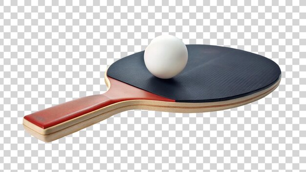 PSD table tennis racket isolated on transparent background