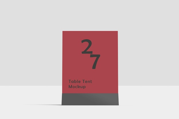 Table Tent Mockup