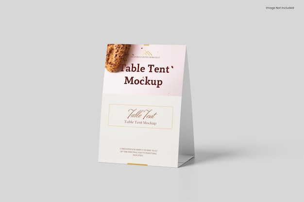 PSD table tent mockup