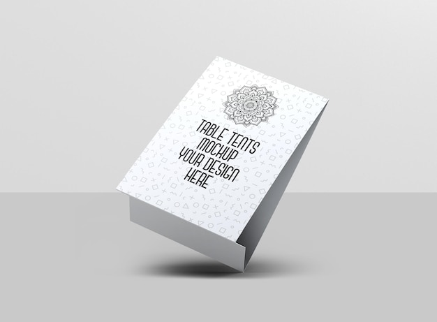 table tents mockup