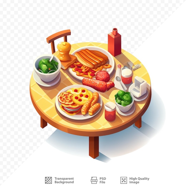 стол с тарелкой еды и меню для ресторана