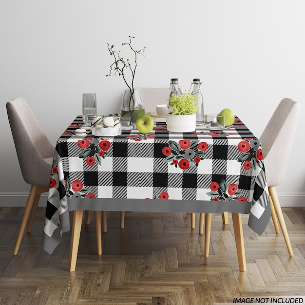 Tablecloth mockup