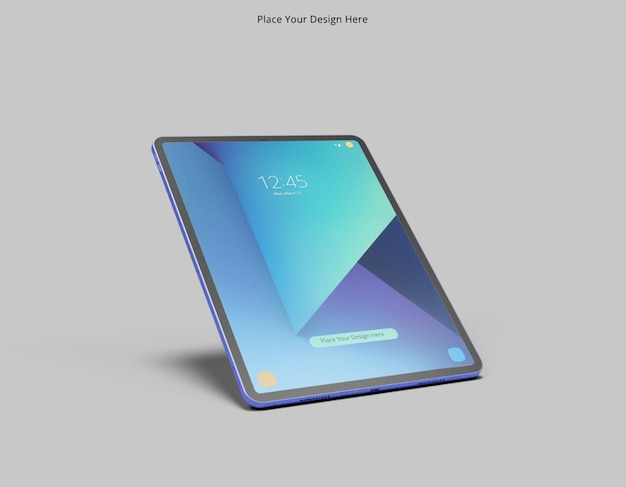 PSD tablet device mockup