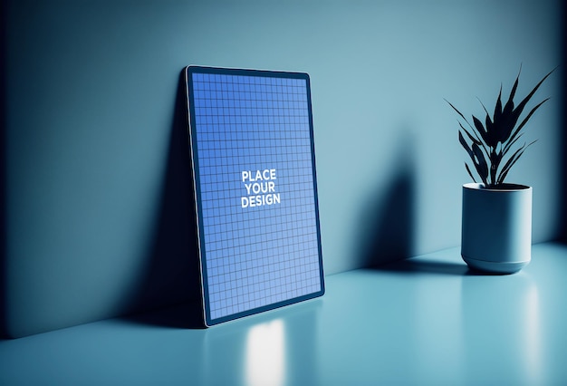 Tablet Display Mockup Template