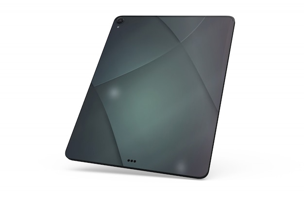 Tablet huidmodel geïsoleerd