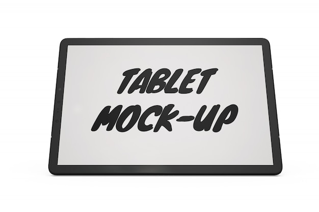 tablet mock-up isolated