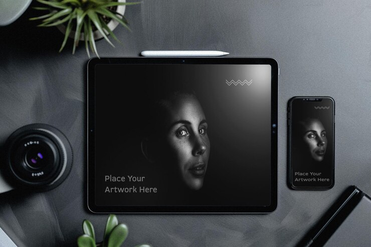 PSD tablet mockup design